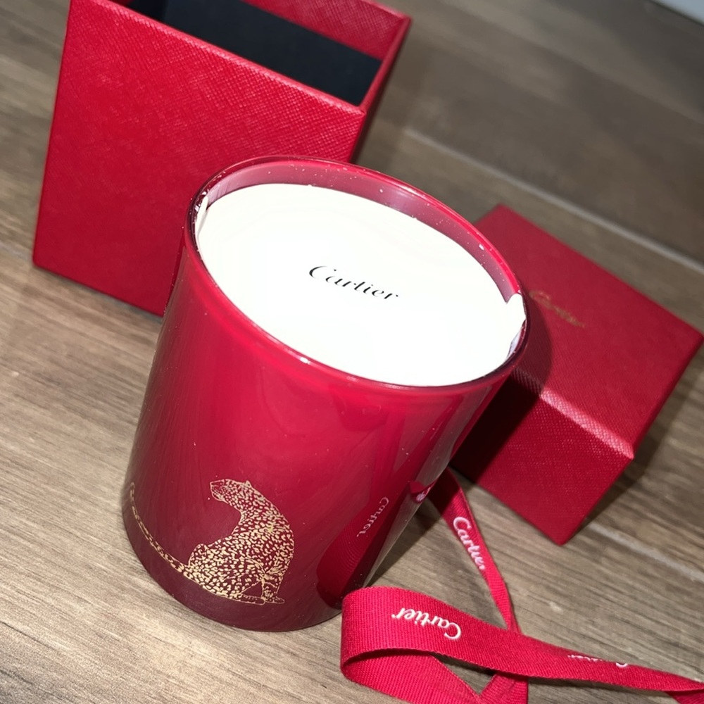 Cartier candle with box